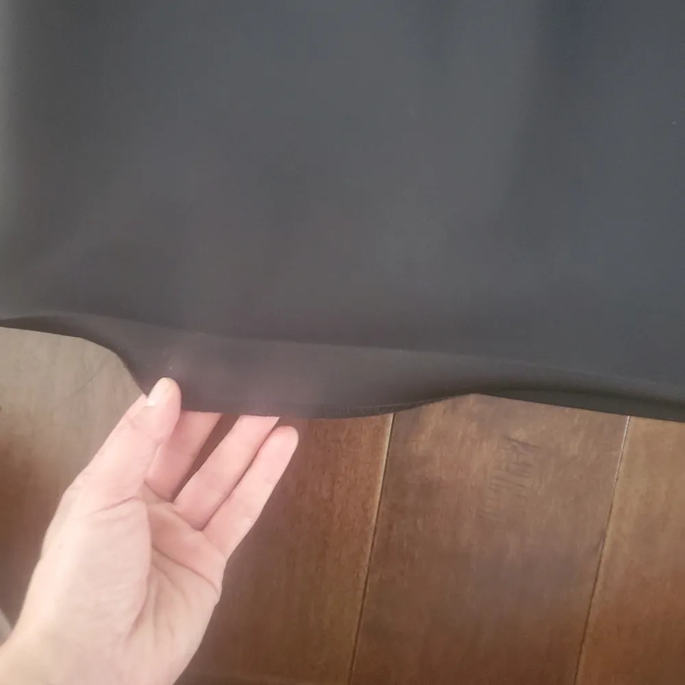 Calvin Klein Black Stretch Ruffled Zippered Unlined Darted Scuba Slevles… - Image 3