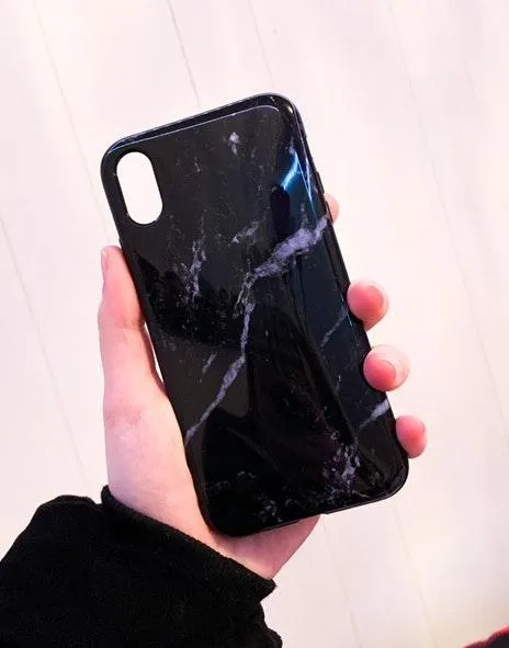 Casely Black Marble iPhone XR Case - Image 3