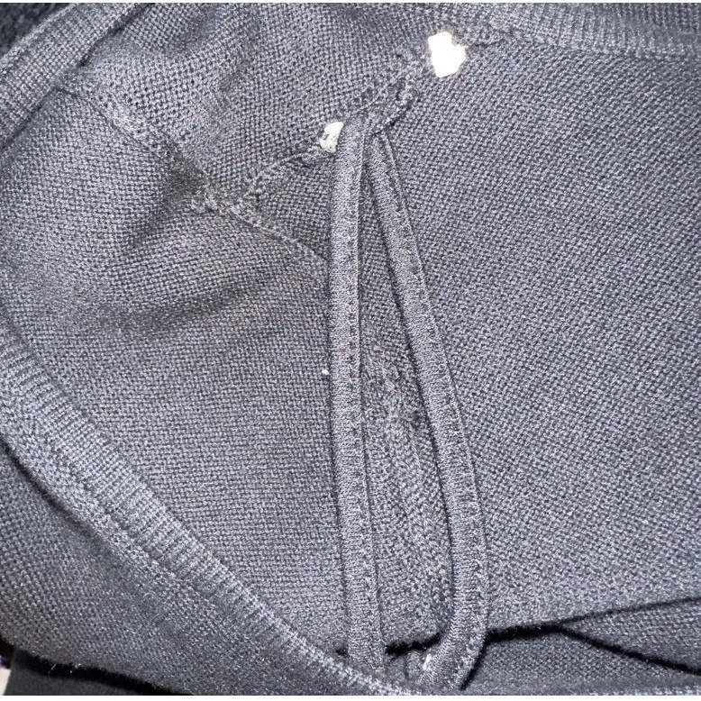 Victoria's Secret Black Knit Dress Long Sleeve‎ Scoop Neck Medium M - Image 9