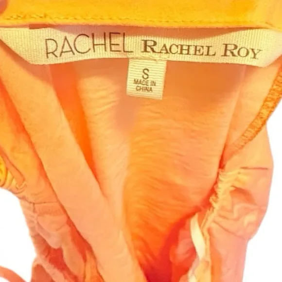 RACHEL Rachel Roy One Shoulder Top nwot Orange - Image 5