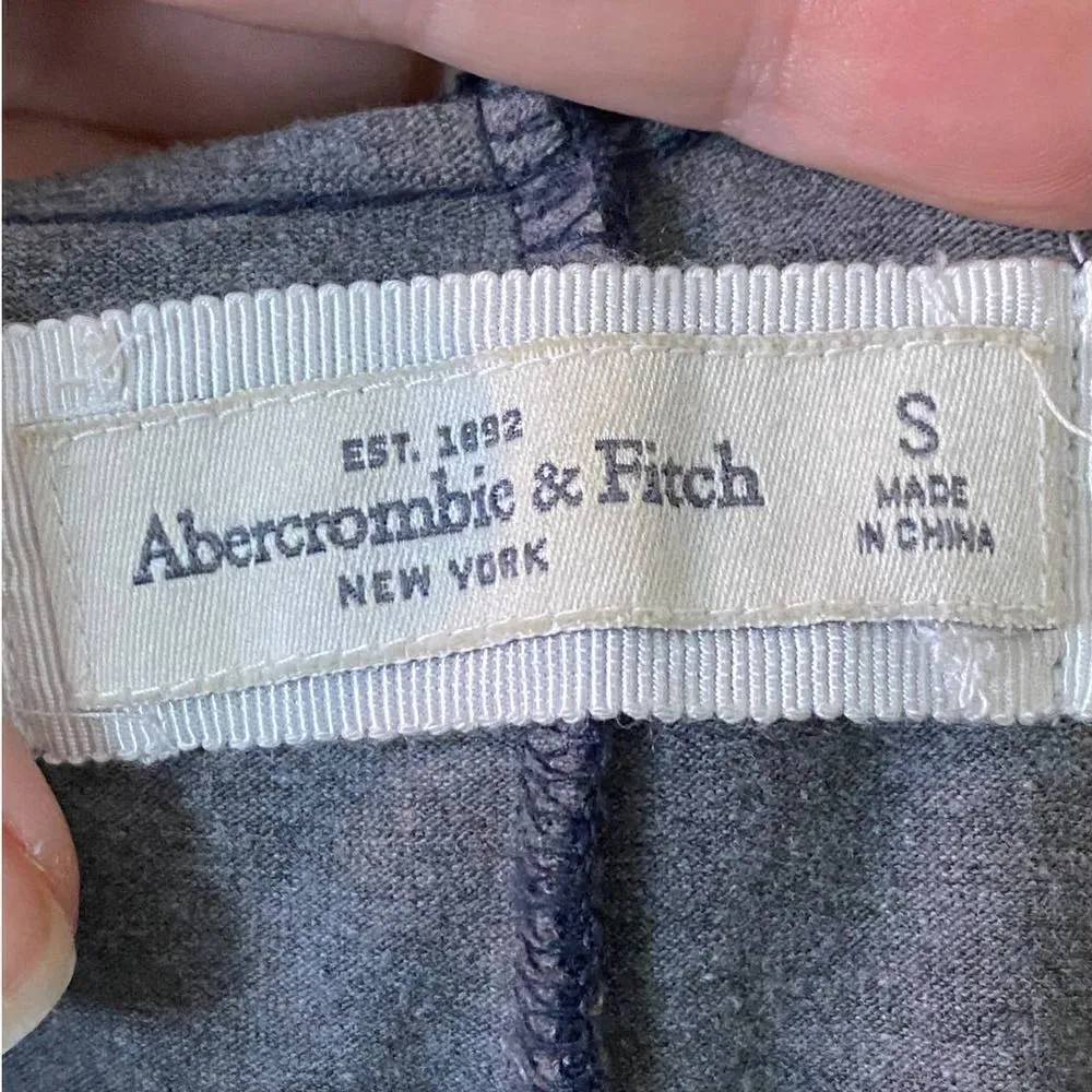 Abercrombie & Fitch Bodycon Crochet Knit Lace Dress Size Small Blue - Image 6