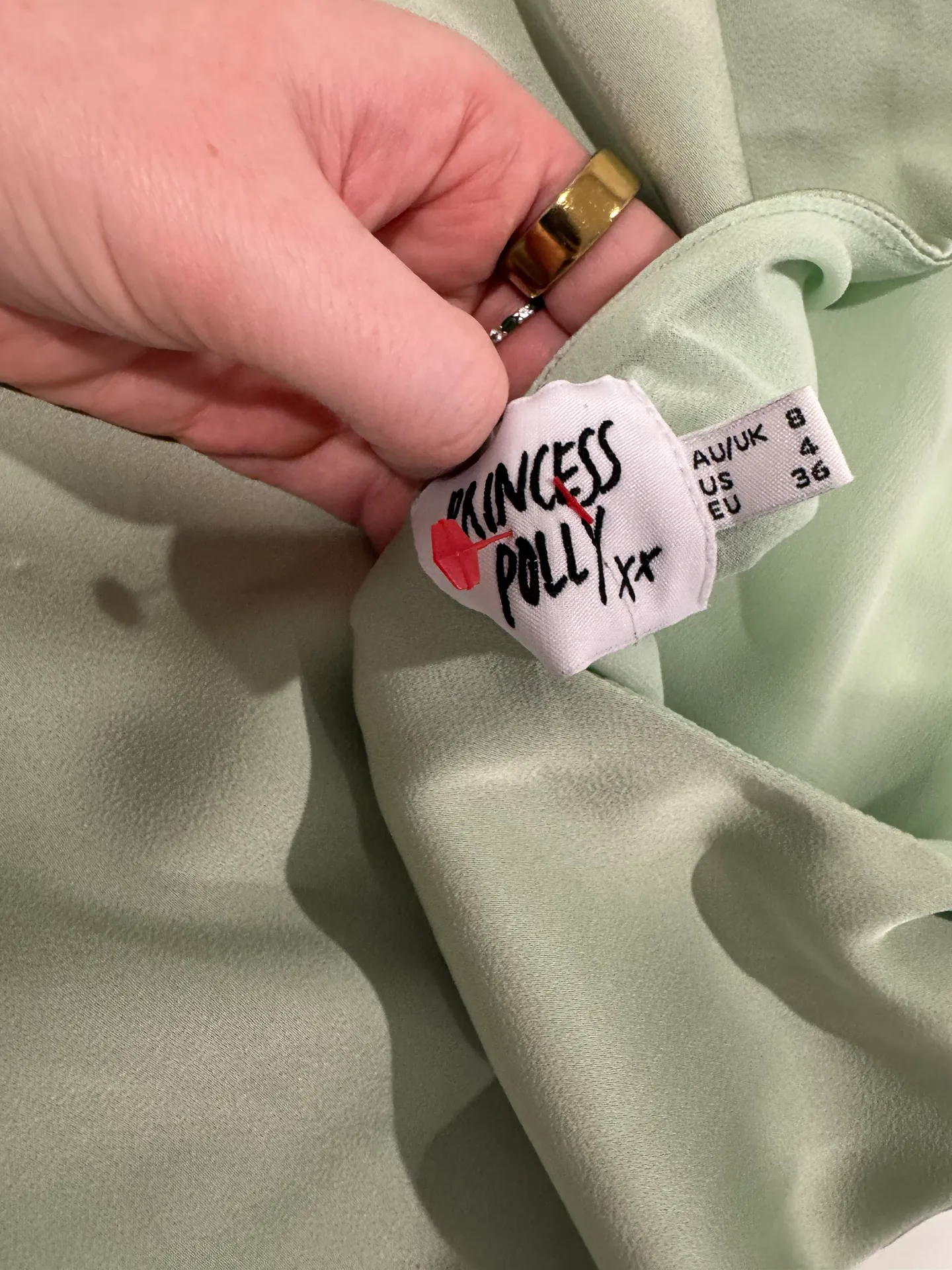 Mini Green Dress - Image 6