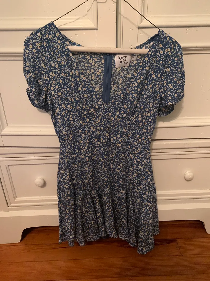 Princess Polly The Sting Mini Dress Blue - Image 2