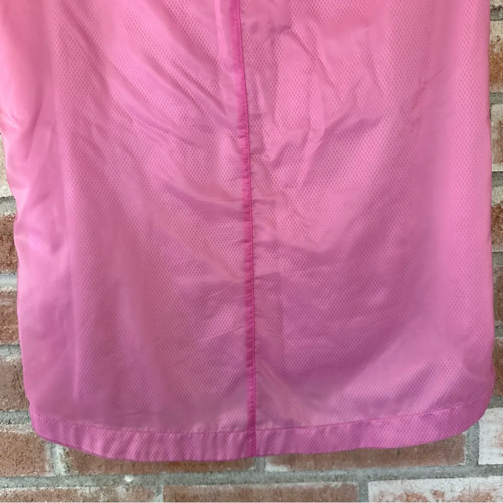 Nike Golf Tour Performance Zip Up Vest Women’s Small Pink Striped Dri Fit - Image 8