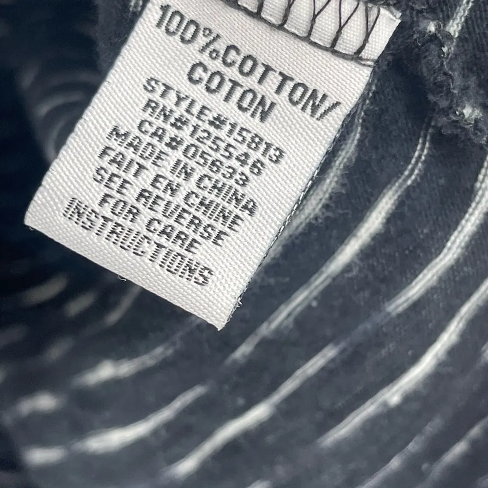 Habitat stripped black and white lag and look boho 3/4 tie long sleeve size xs - Image 7