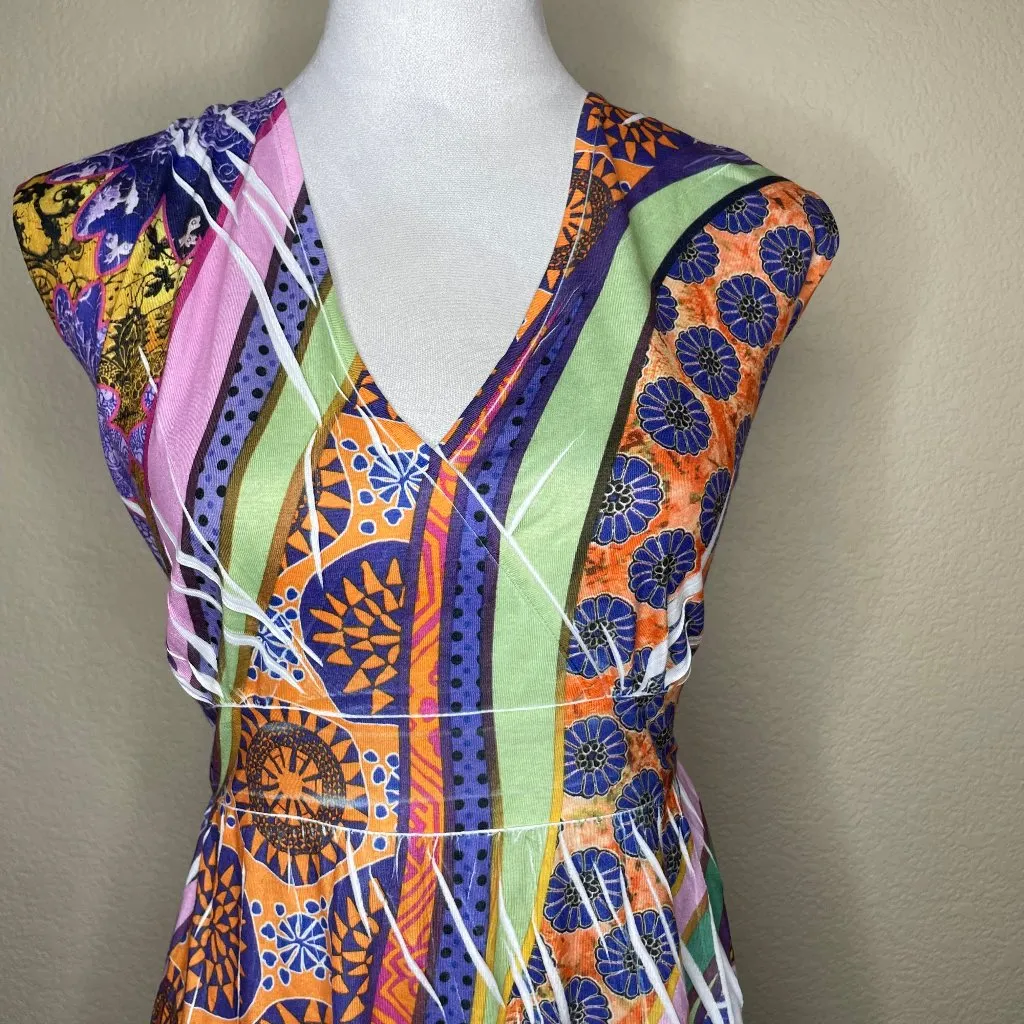 Miss Tina by Tina Knowles Women's Colorful Paisley V - Image 2