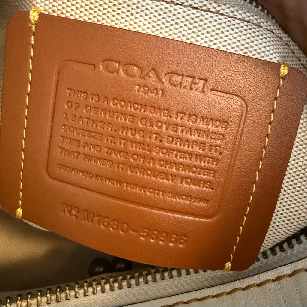 COACH ROGUE Colorblock Snakeskin Detail SATCHEL Bag Tote EXOTIC 58966 - Image 5