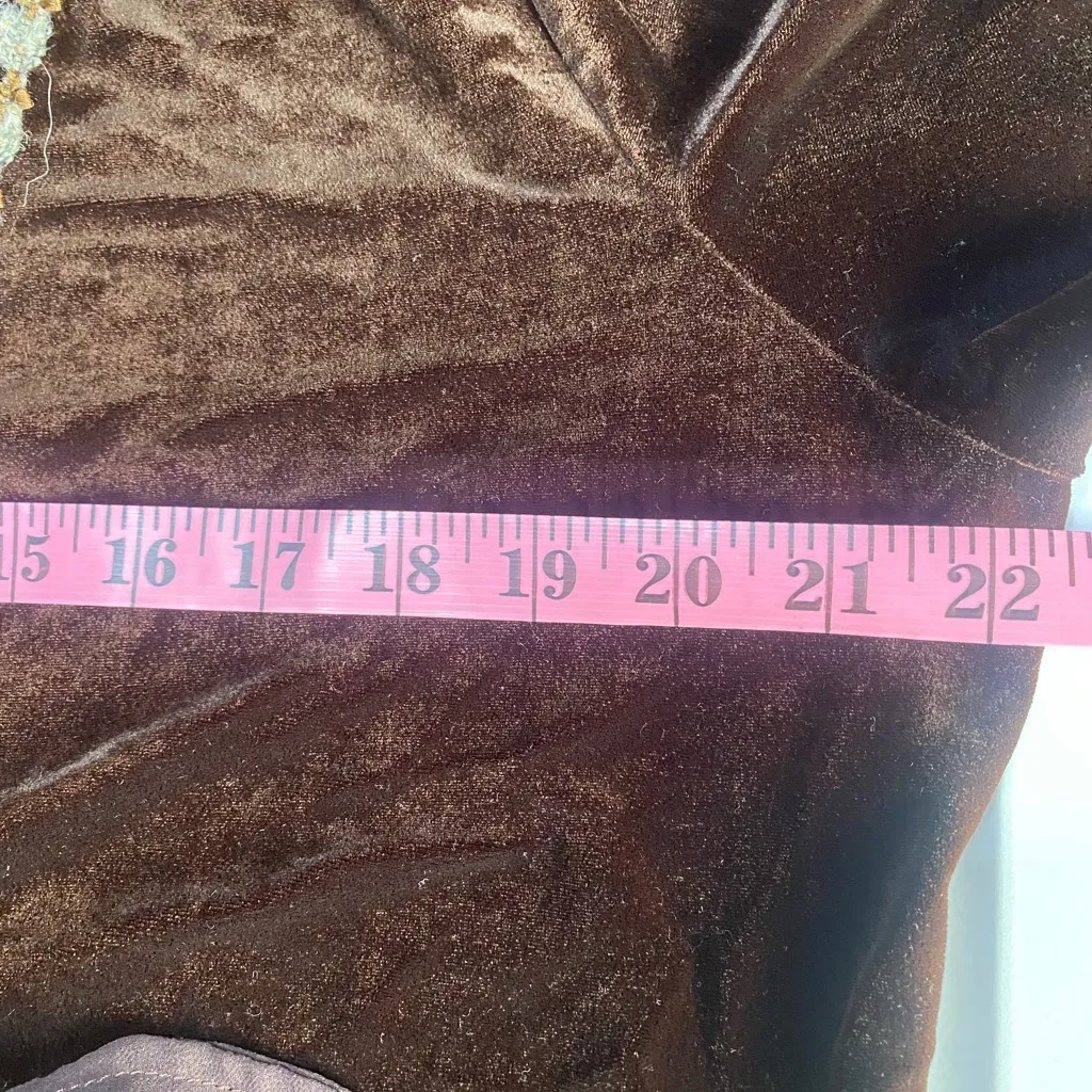 Sno‎ Skins velour jacket, blazer, vintage Brown Size undefined - Image 9