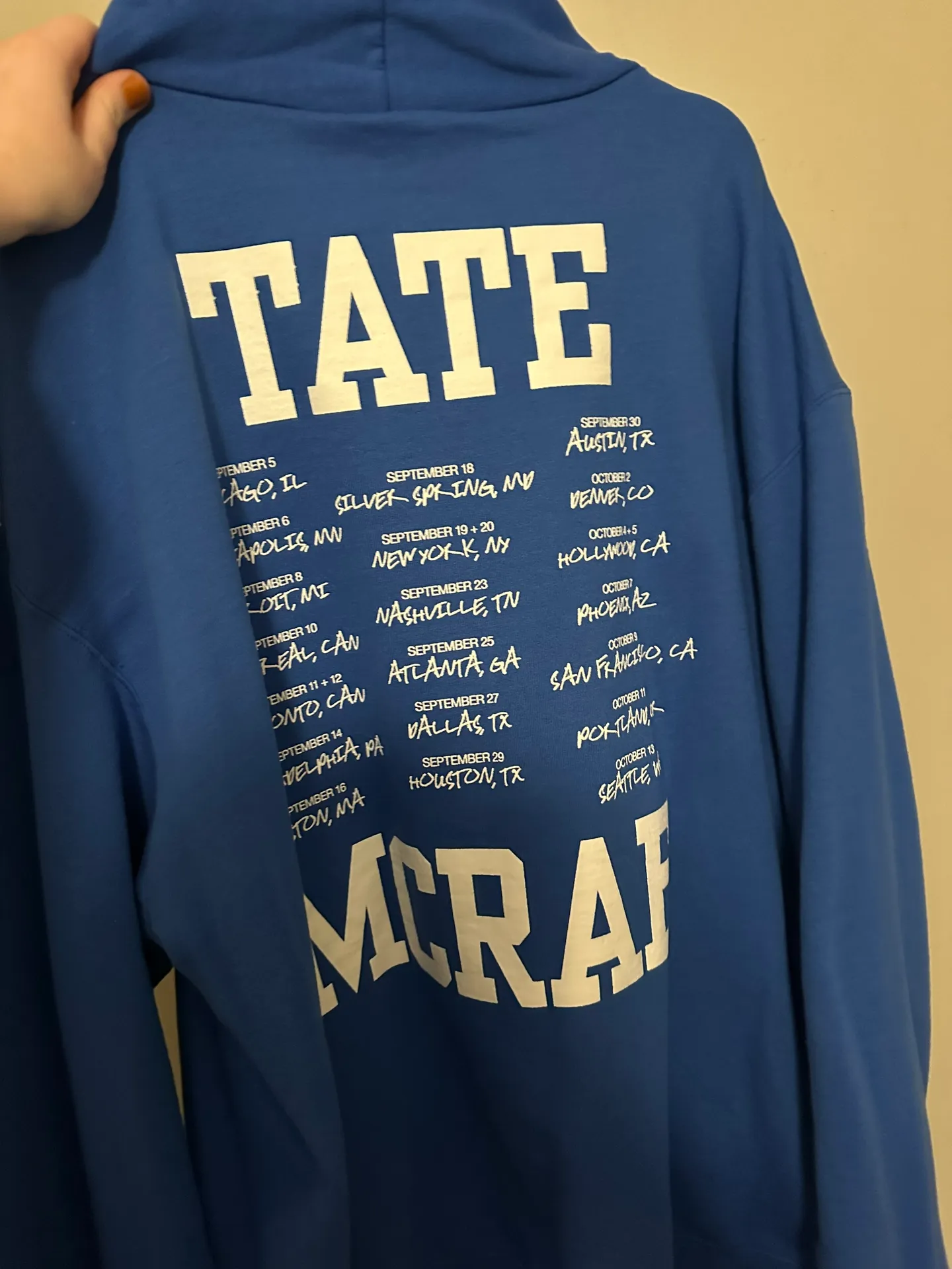 Tate McRae Tour Sweatshirt Size XXL - Image 2