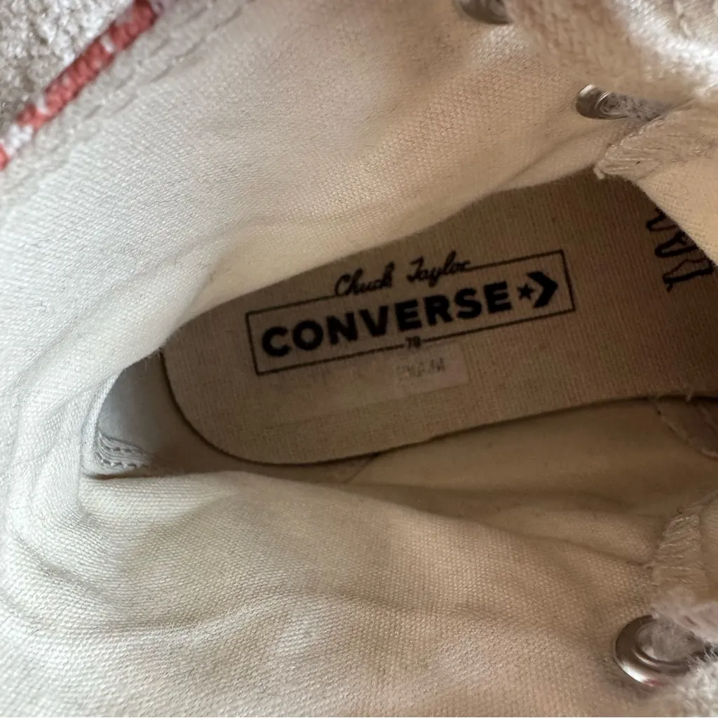 Converse Chuck 70 High Egret Golden 2021 Sneakers Shoes Womens Size 5 572423C - Image 10