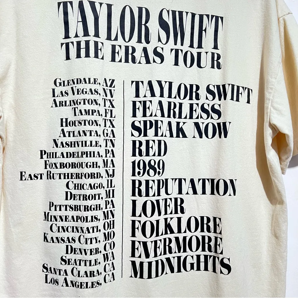 Taylor Swift Graphic Cream Tee - Image 7