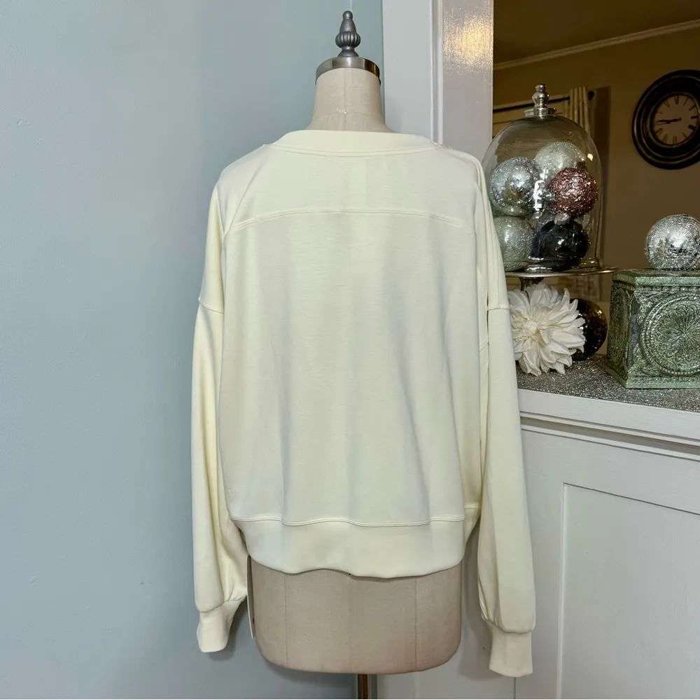 Lululemon Perfectly Oversized Crop Crew Softstreme Sweatshirt Sundance 10 NWT - Image 7