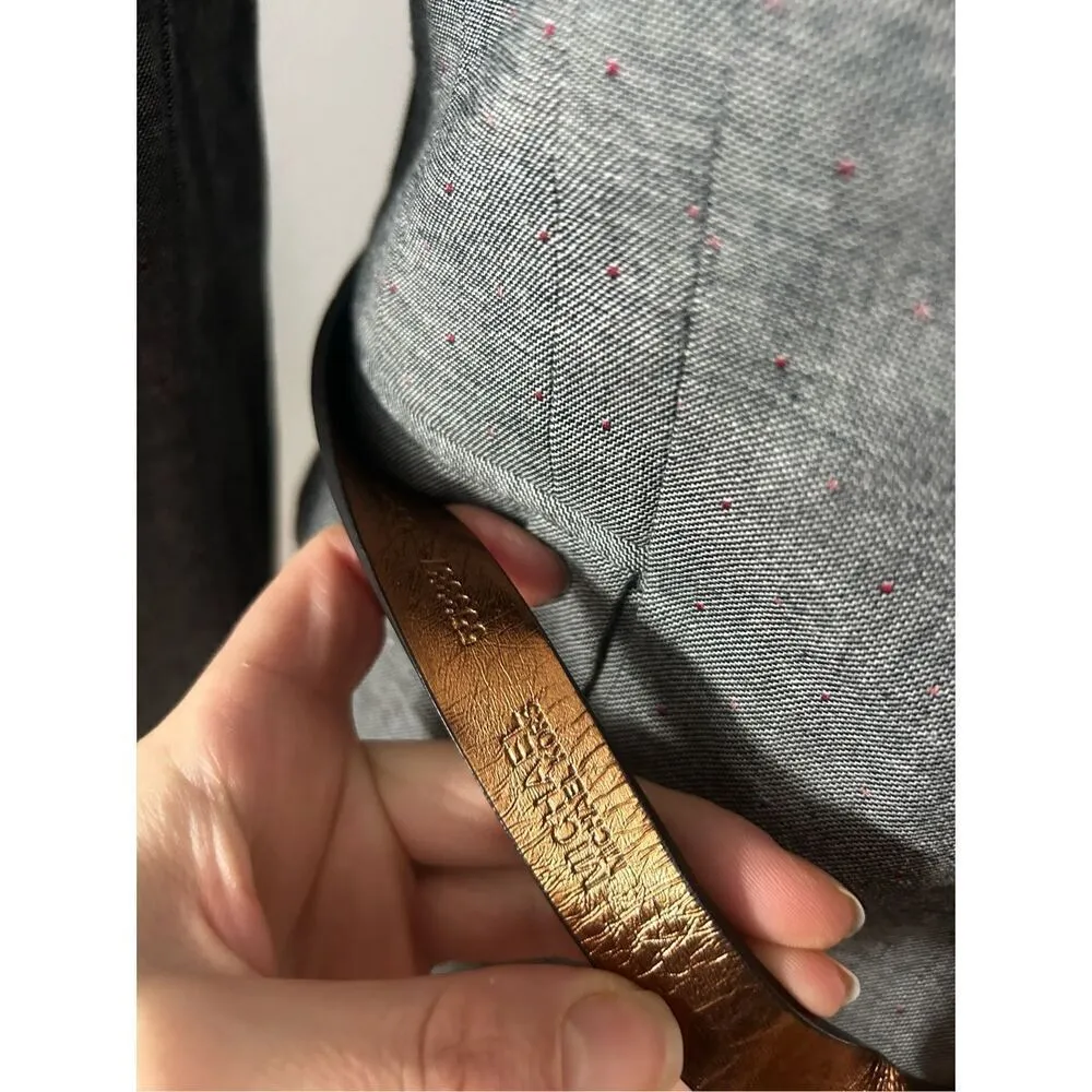 Michael Kors large brown belt women’s inside its gold - Image 3