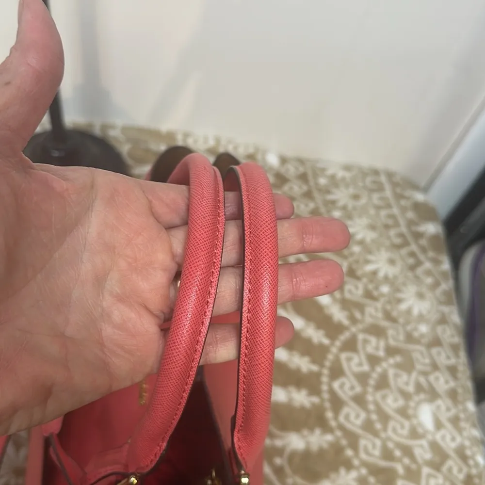 Michael Kors Greenwich Large Tote Grab Bag Watermelon/Luggage/Tote/Crossbody - Image 6