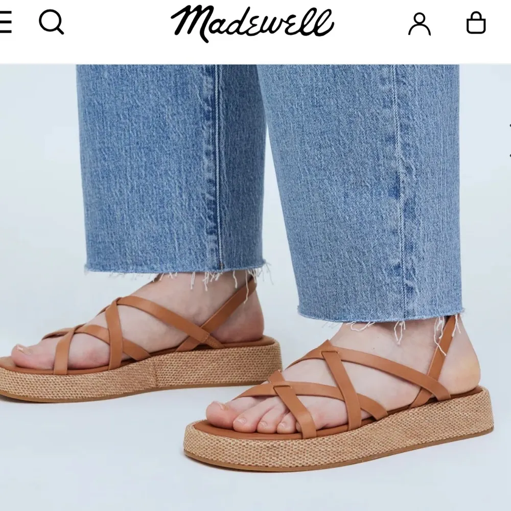 Madewell  The Sabina Flatform Sandal NEW Size 8.5 - Image 10