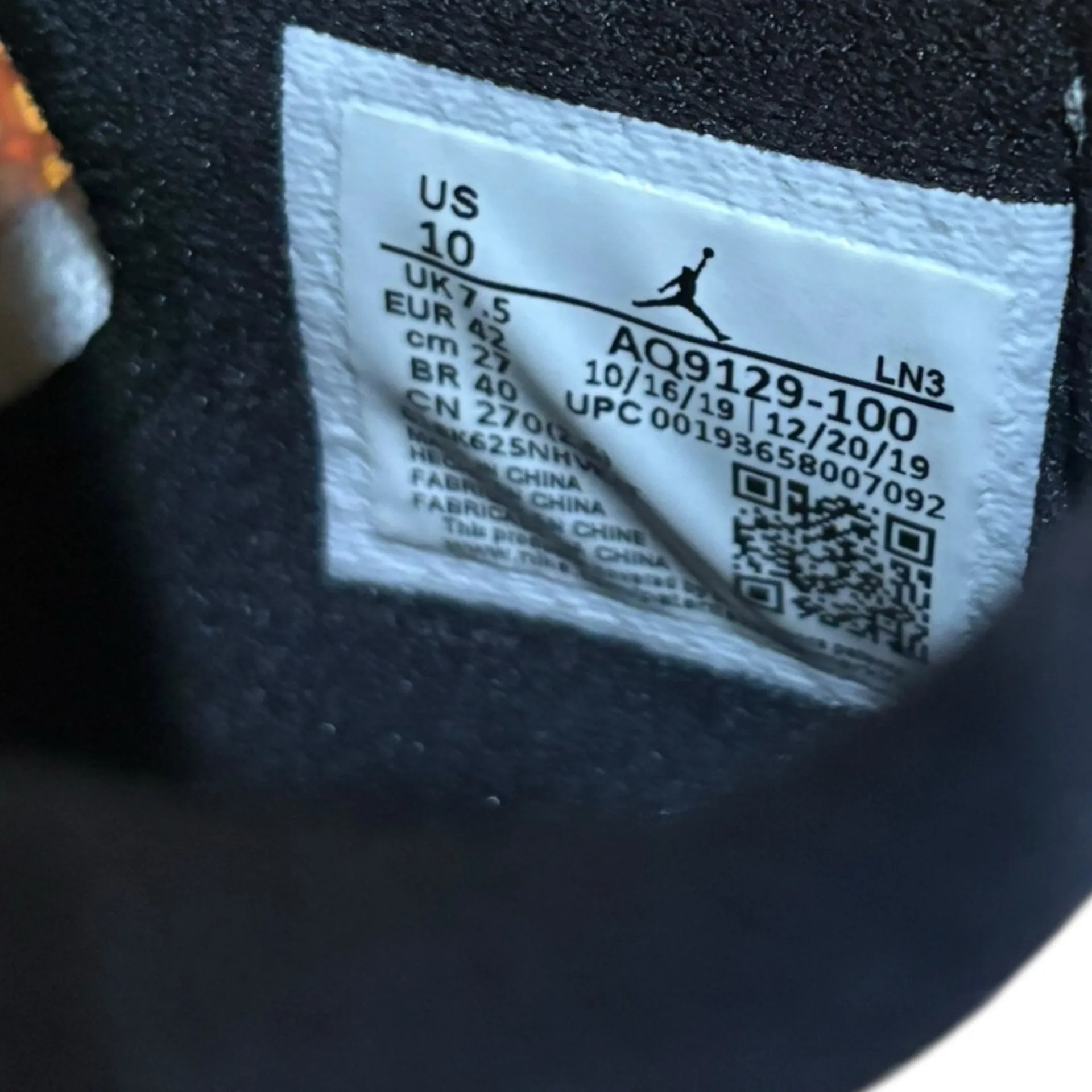 Air Jordan 4 Retro Rasta AQ9129 100 Womens Size 10 White Lucid Green Black - Image 12