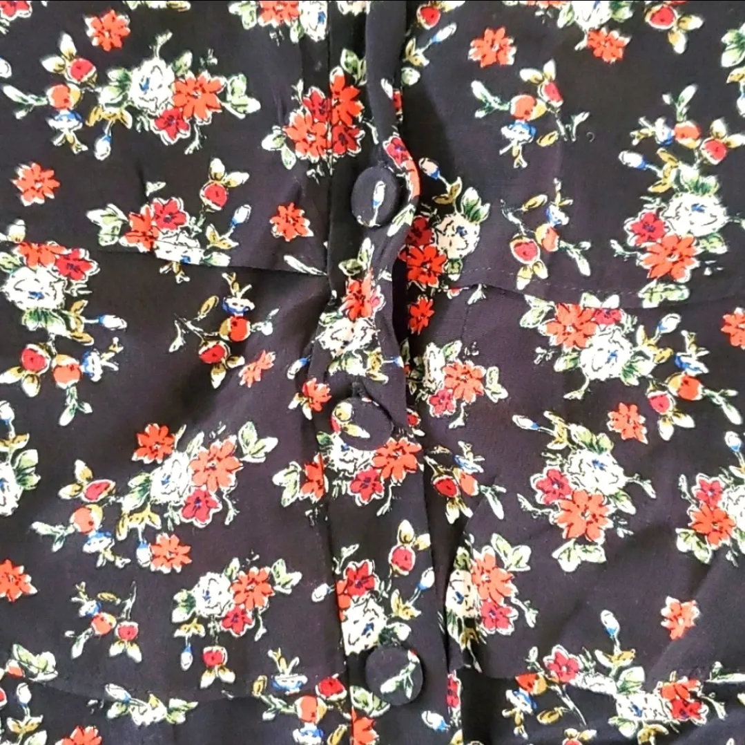 ZARA 🌺 New  Floral Tiered Skirt - Image 4
