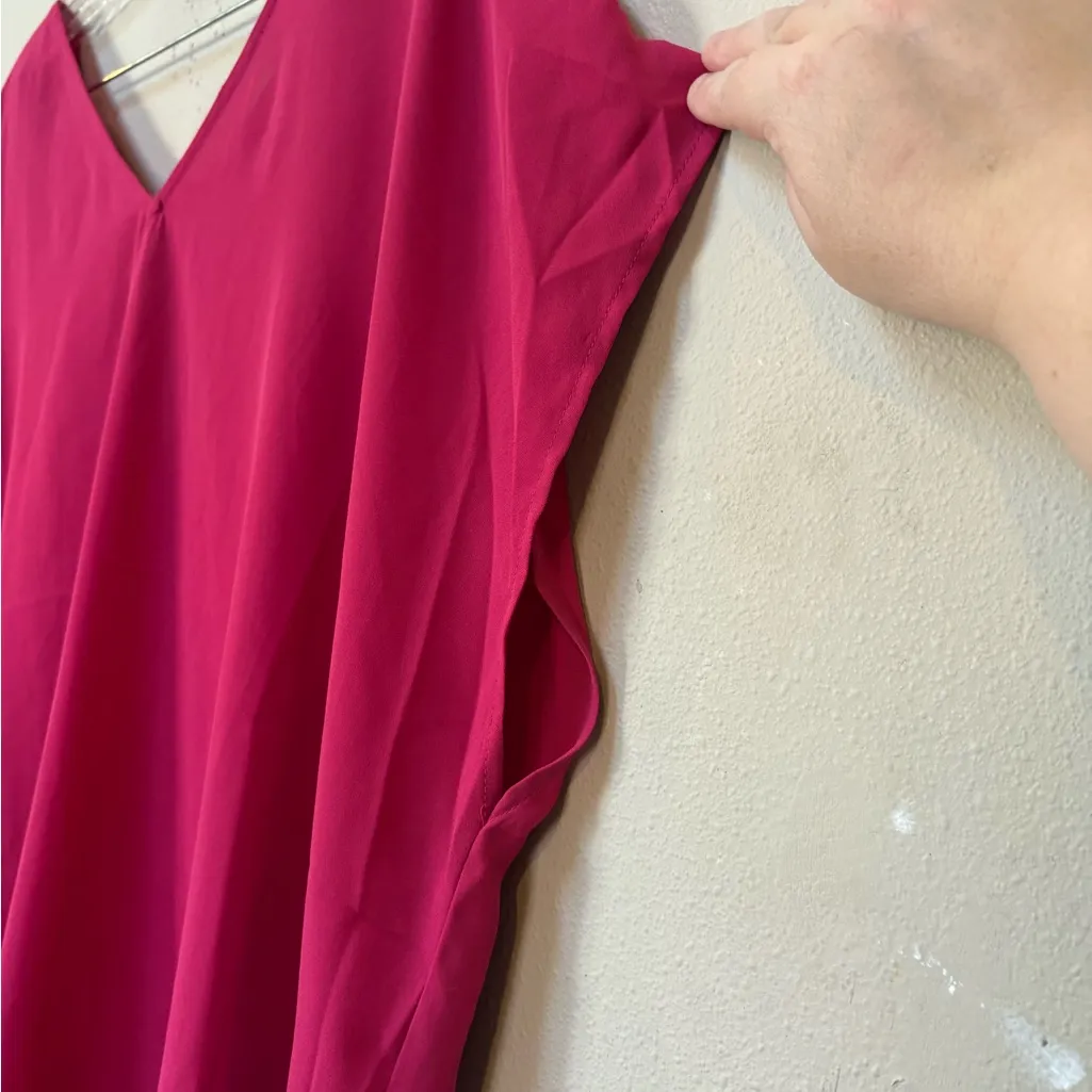 Torrid Pink V-Neck Blouse – Size 2 (2X) - Image 6
