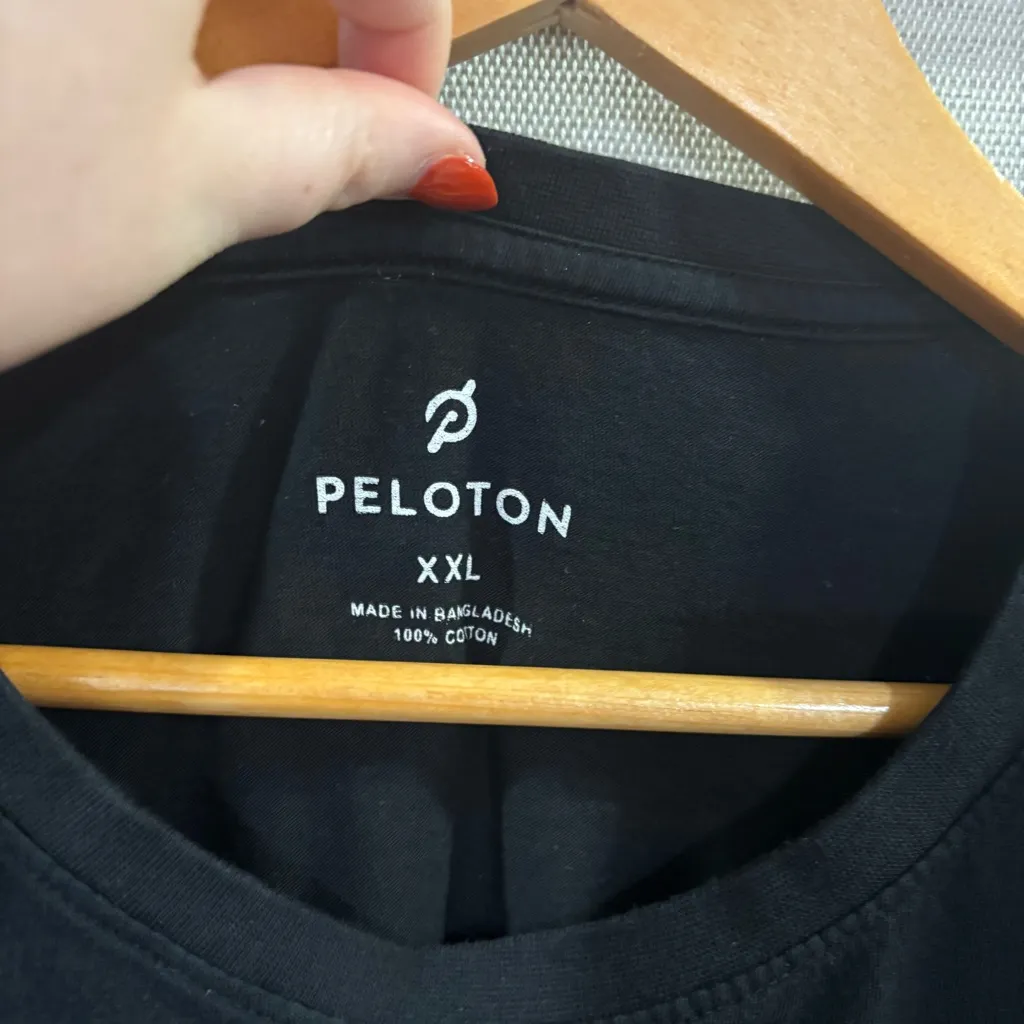 Peloton‎ Century 100 Black Cotton Unisex T Shirt Size XXL - Image 5