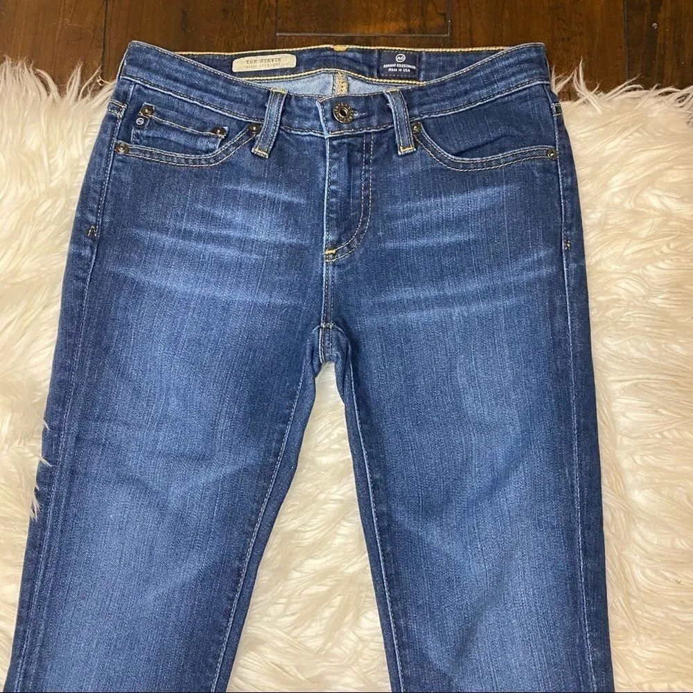 AG Adriano Goldschmied Stevie Slim Straight Jeans - Image 3