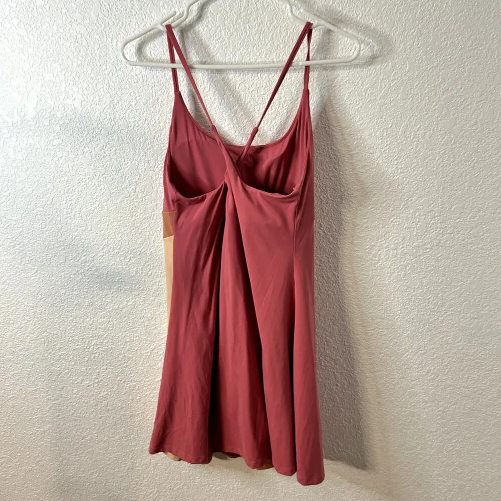 Everyday Cloudful Backless 2-in-1 Flare Activity Dress-Wannabe-Color Block XL - Image 9