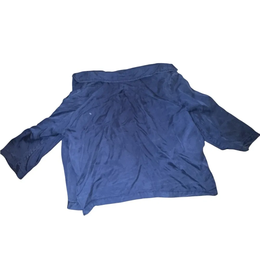 French Connection Navy Button Up Shirt - Image 6