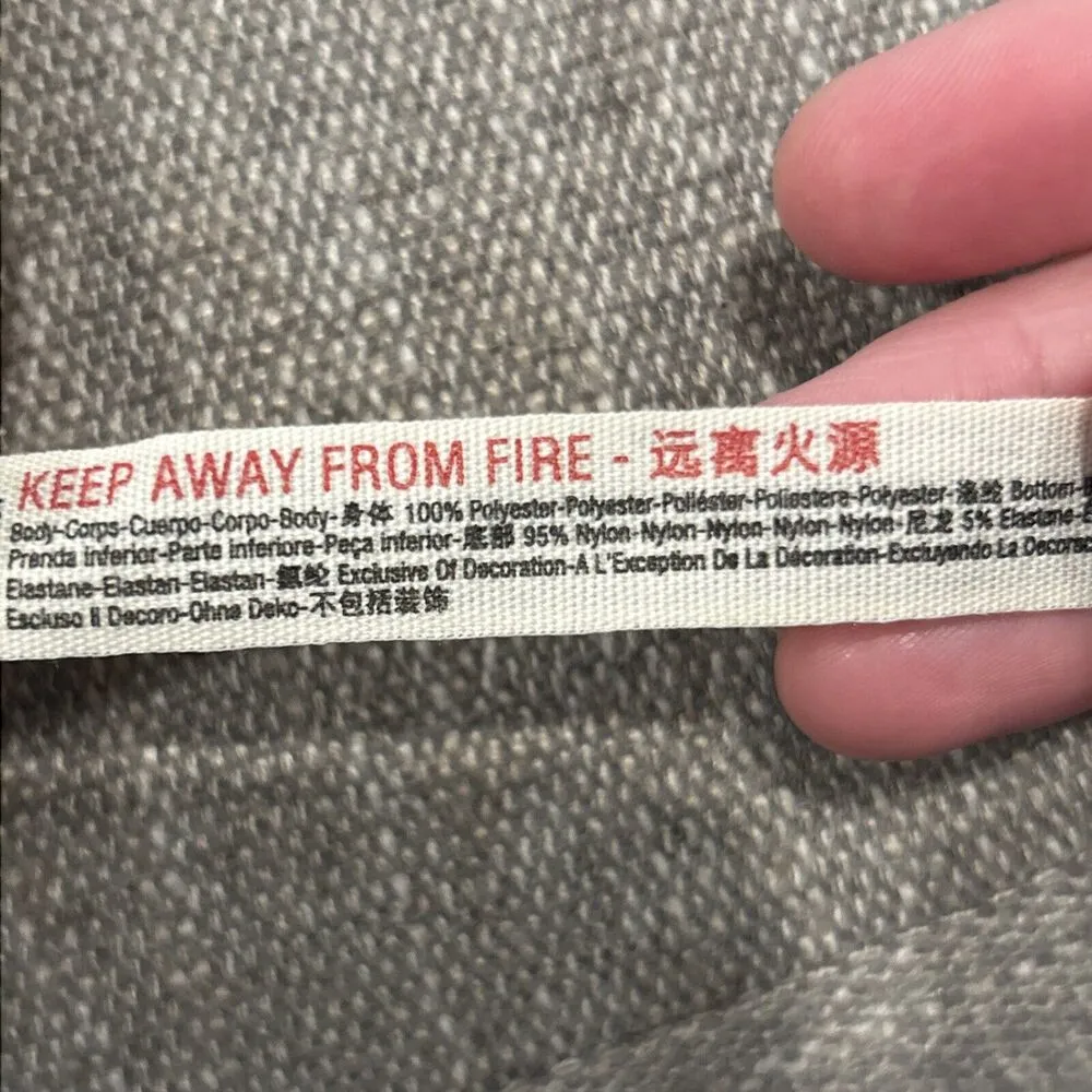 Intimately Free People Bodysuit Womens Small Yellow Floral Tie Neck Balloon Slv - Image 6