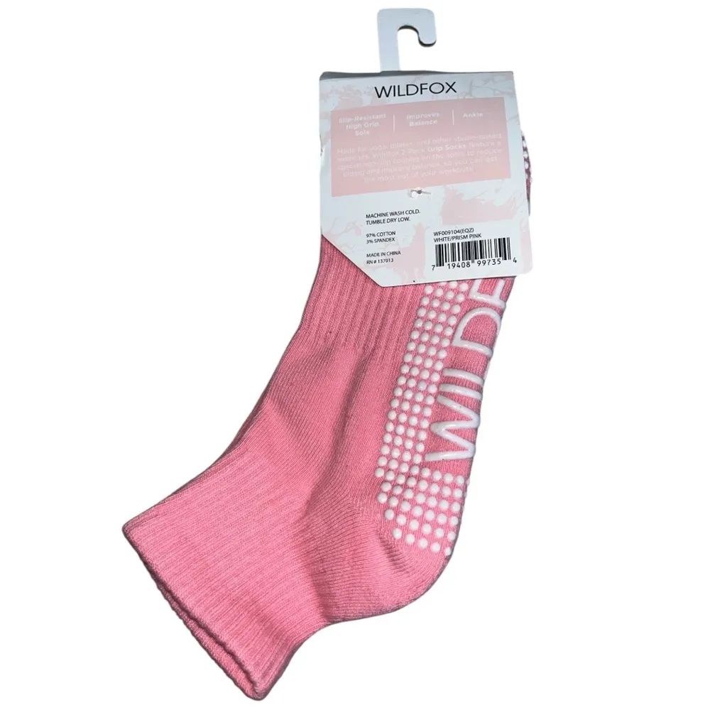 WILDFOX 2-Pack Ankle Grip Socks - Image 4