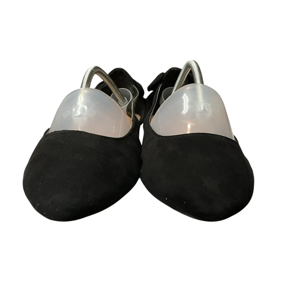 Torrid Womens Black Faux Suede Pointed Toe Slingback Ballet Flats Shoes Size 12W - Image 9
