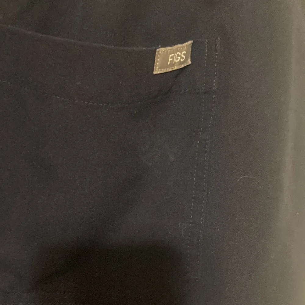 Figs Women’s Size S/P Dark Blue Drawstring Waist Multi Pockets Scrub Pants - Image 11