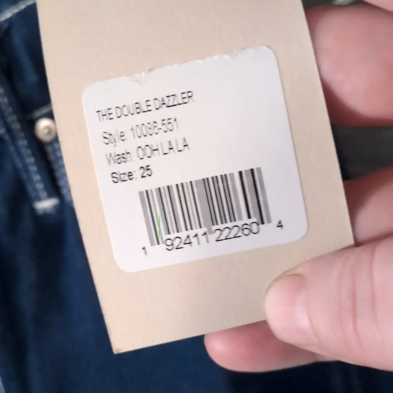 Mother The Double Dazzler In OOH LA LA Wash Size 25 Blue - Image 6