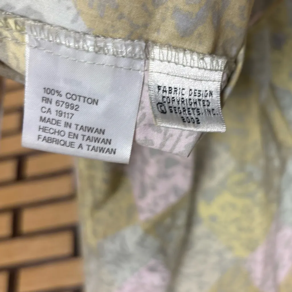 Sigrid‎ Olsen Green Floral Button Down Shirt Size 3X - Image 6