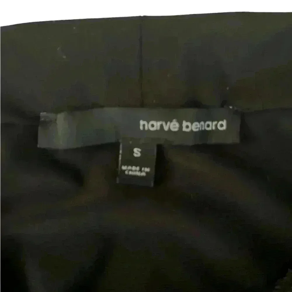 Harve Benard Black Cowl Neck Dress with Cinch Tie Waist Medium - Image 6