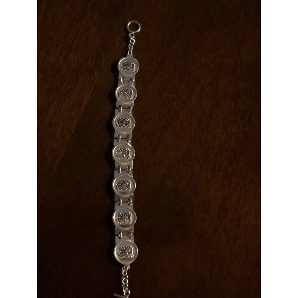 Sterling silver Link laminade bracelet Silver - Image 4