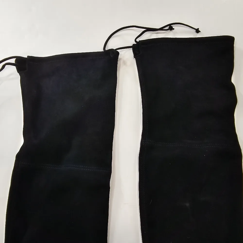 Stuart Weitzman Lowland Boot in Black Suede - Image 4