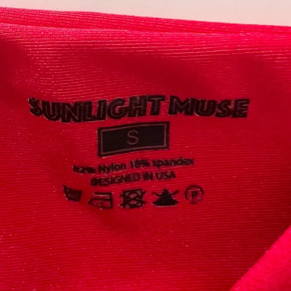 Sunlight muse bikini set high waist red small swim swim set women - Image 6