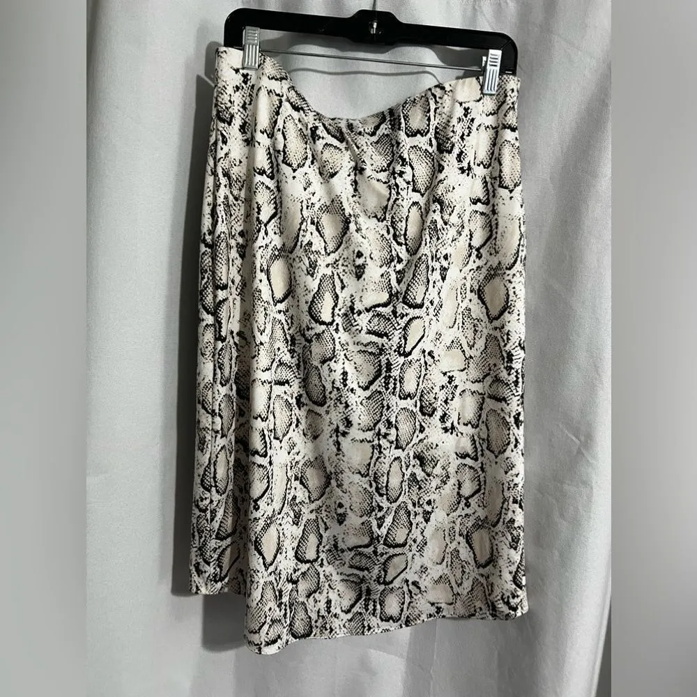 Joseph Ribkoff Beige-Black Skirt - Image 3