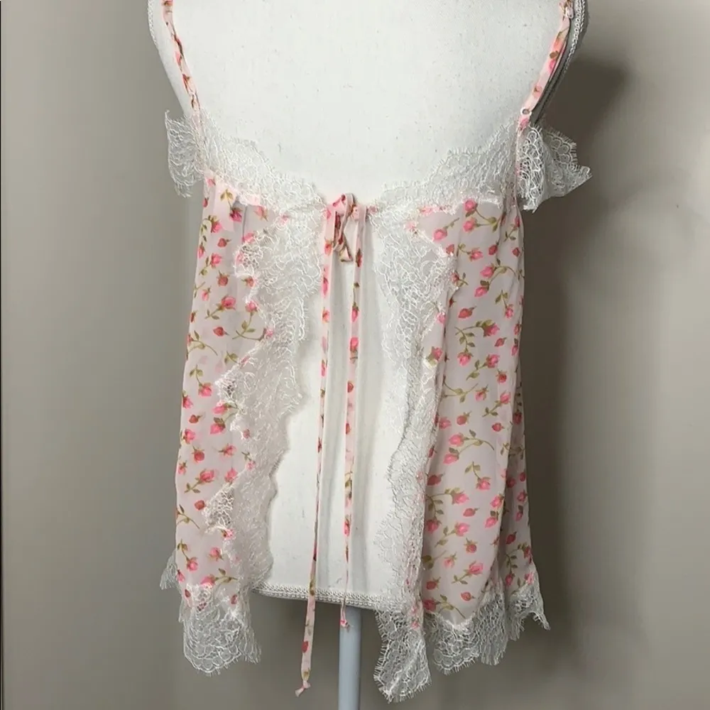 Rare Victoria’s Secret Chiffon Rosebud Slip - Image 4