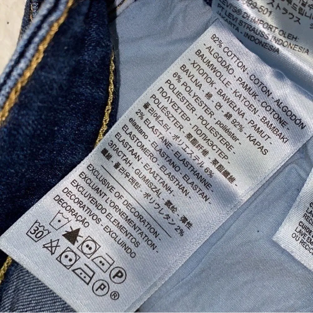 Levi's Blue Highrise Skinny Jeans(Size 32) - Image 6