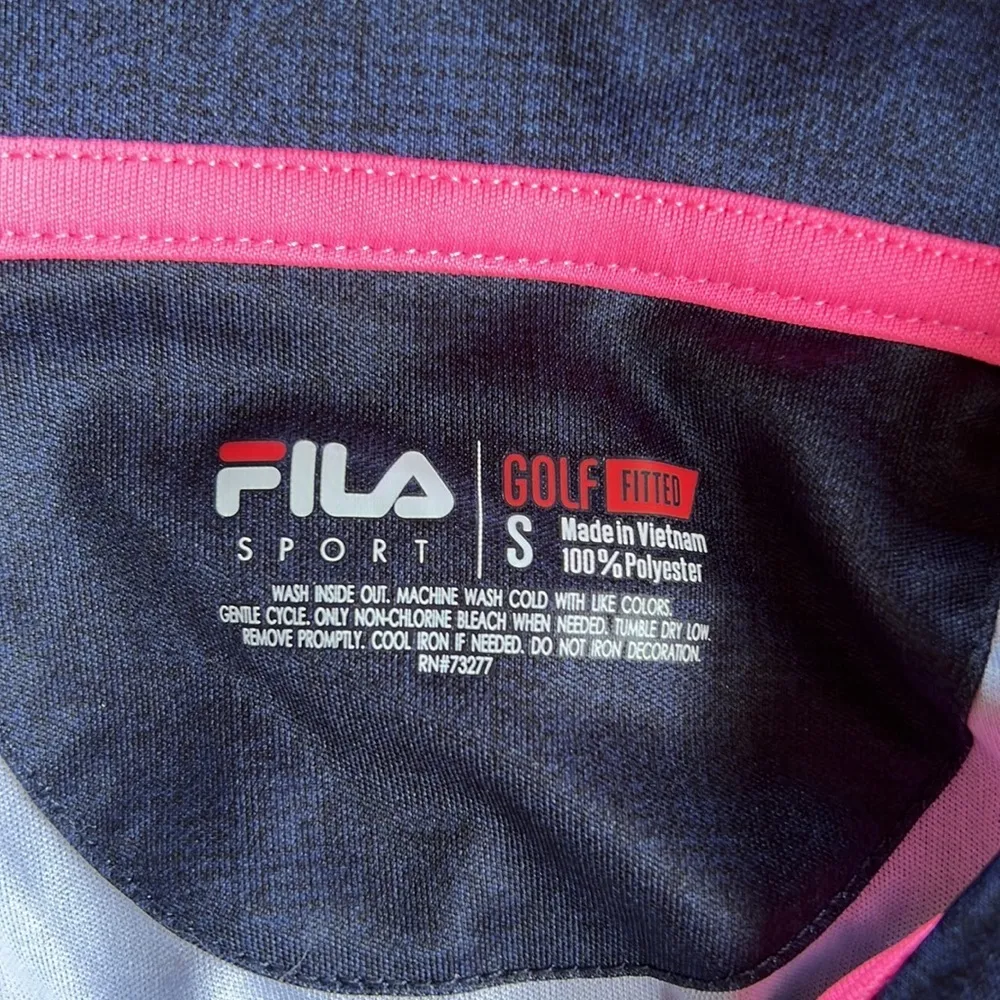 FILA Sport Fitted Golf Polo - Image 9