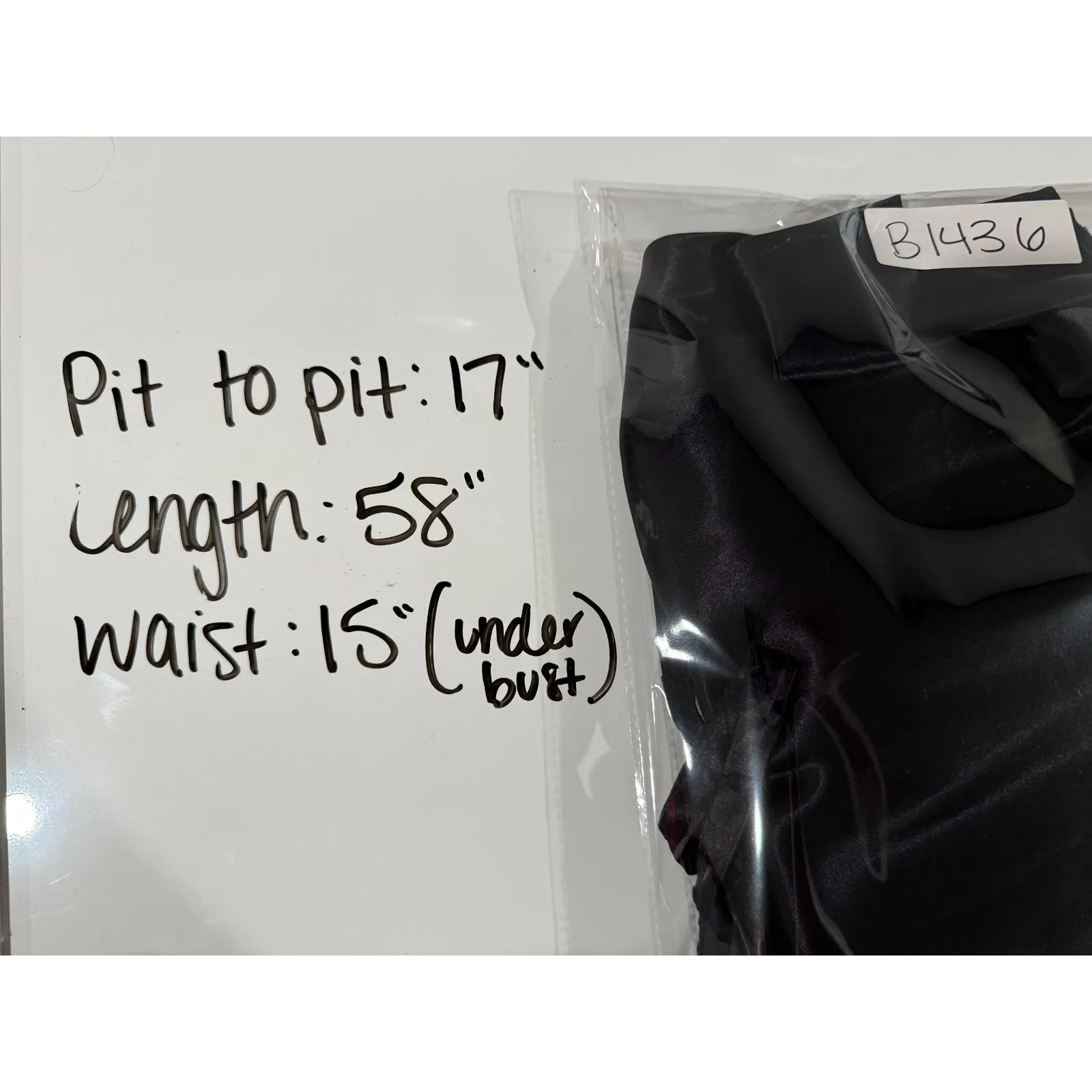 Vtg Y2K Rampage Dark Blue Satin Maxi Slip Dress Sz 7 Whimsigoth Glitter USA 90s - Image 5