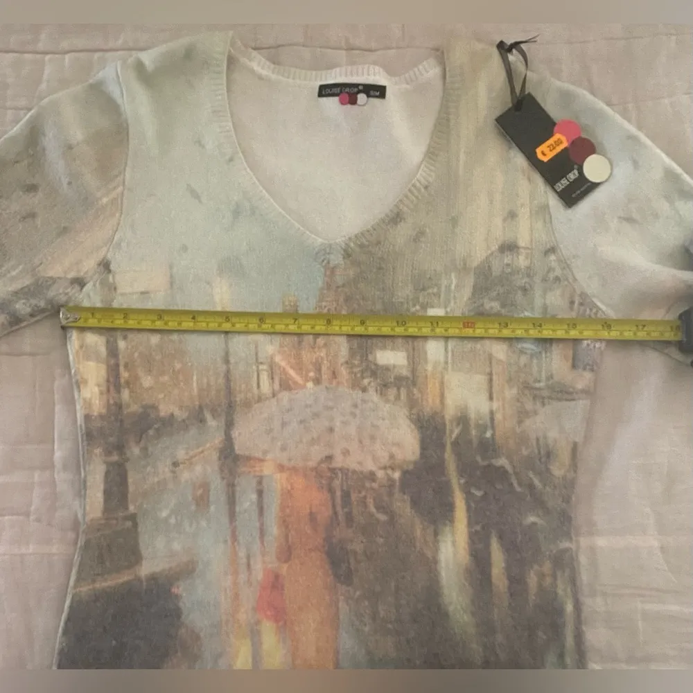 Louise Orop Angora Blend Comfy Soft Sweater Italian Made Women’s Size S/M NWT Size M - Image 7