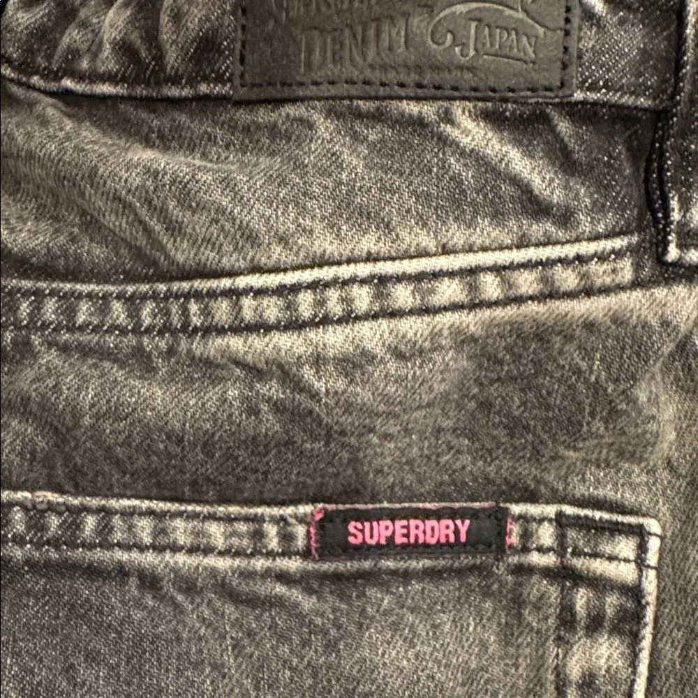 Superdry Vintage Wide Jean Lenox Grey 26/30 NWT - Image 7