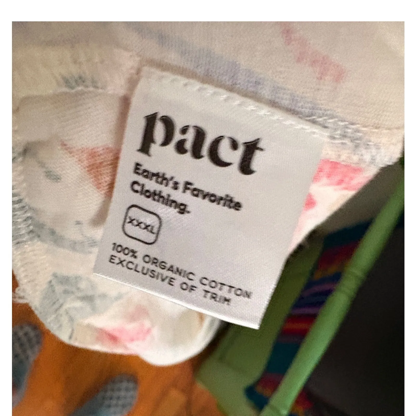 Pact Organic Staycation Sleep Pants XXXL Cotton Blue White Floral NWT - Image 5