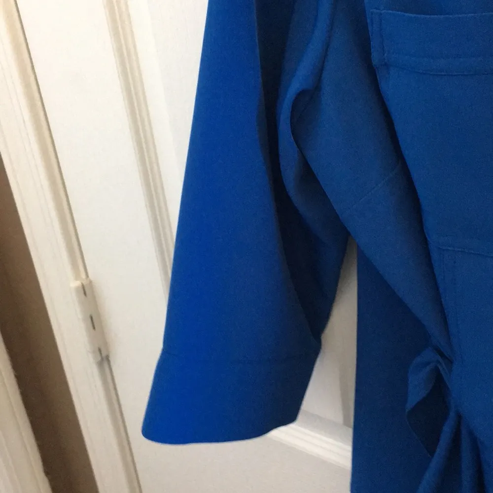 FINAL MARKDOWN Ladies Kathy Che top xl no sash Blue - Image 2