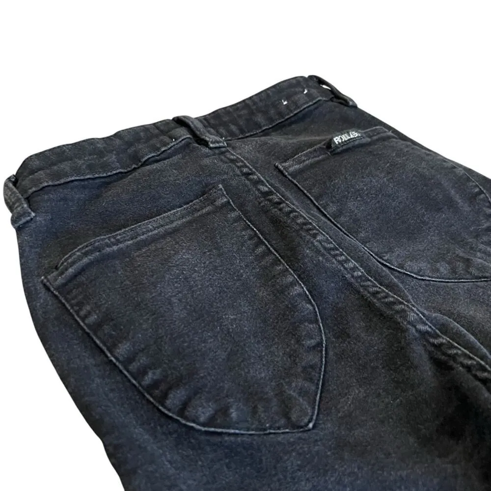 Rolla’s Women’s East Coast High Rise Black Denim Cropped Bootcut Jeans Size 27 - Image 13