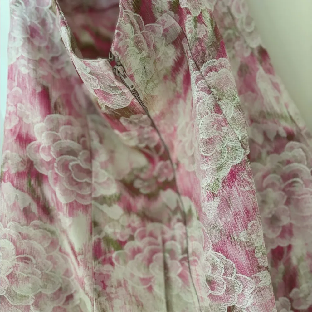 Vintage 70s Halterneck Gown Green Size XS - Image 3