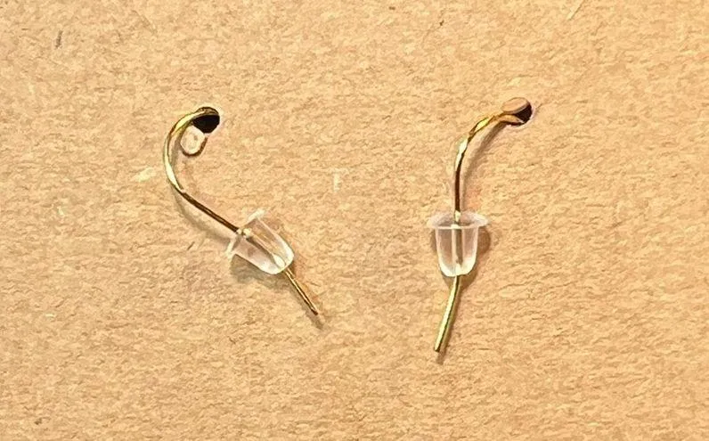 Turquoise Turtle Silver Tone Dangle Pierced Earrings New - Image 2