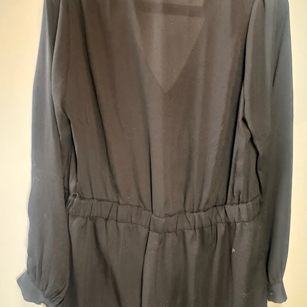 Black Button-Up Jumpsuit - Image 3