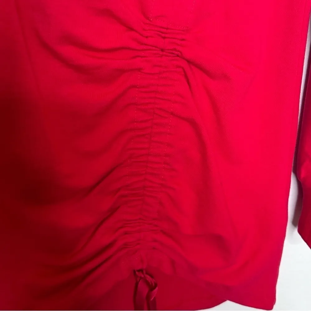 Red Long Sleeve Round Neck Pullover Size Small NWT - Image 5